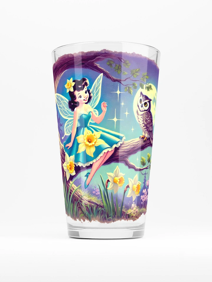 Daffodil Fairy and Owl 16 oz Glass product image (2)