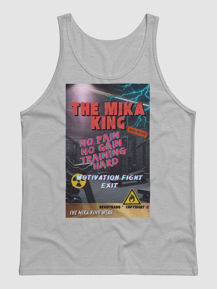 Camiseta sin mangas Bella y The Mika King Wear Edicion No Pain No Gain Training Hard. product image (1)