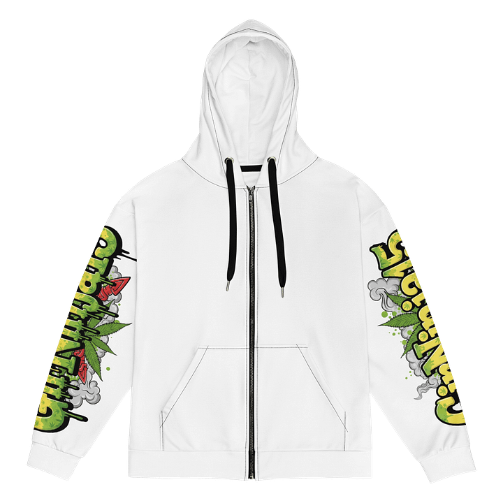Eco-Friendly Urban Vibes Zip Hoodie product image (2)