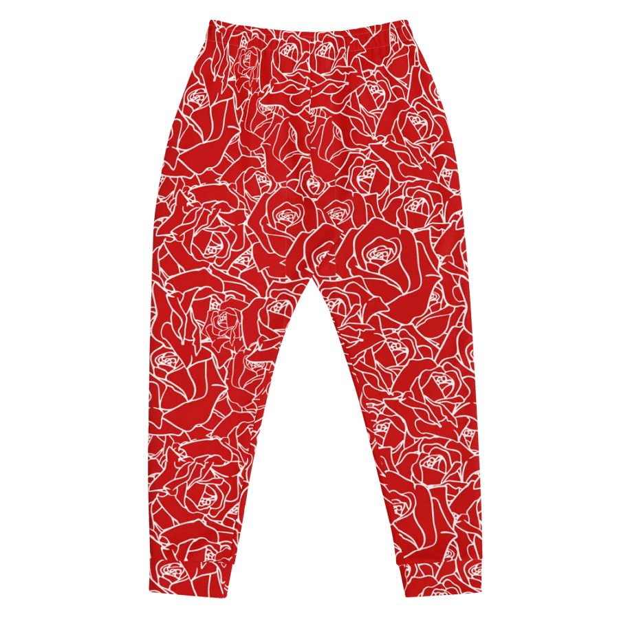 Loads of Roses · red-white joggers product image (5)