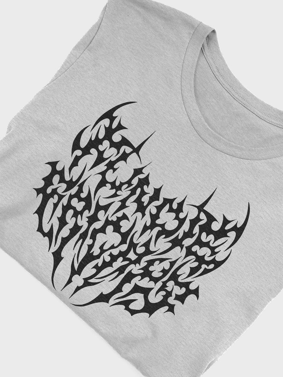 Metal Logo (black text) shirt product image (5)