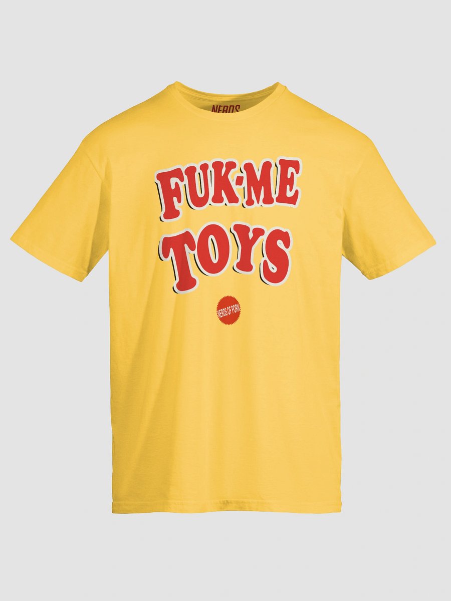 Fuk-Me Toys Logo Tee (yellow, white) product image (10)