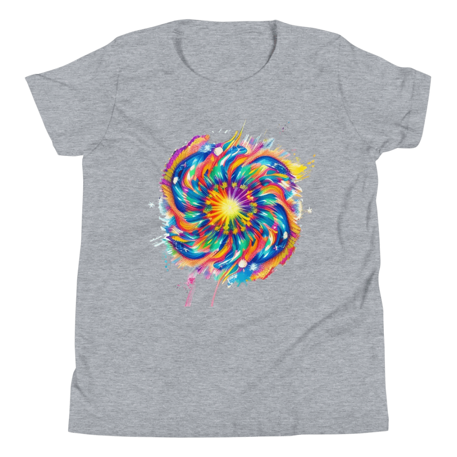 Spiral Burst Youth T-Shirt product image (35)