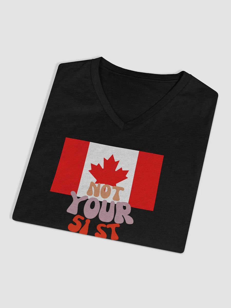 Canadian Flag Statement V-Neck Tee product image (15)