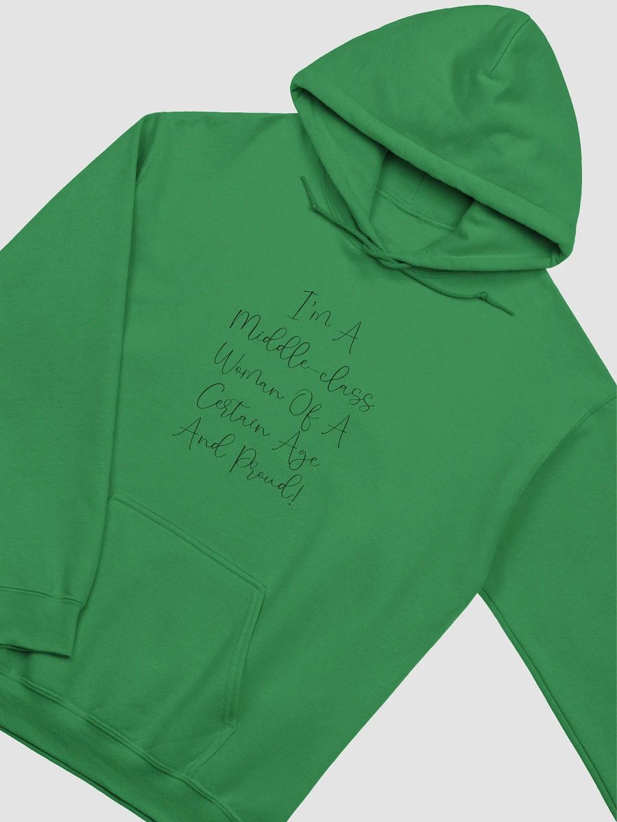 Middle-Class Woman Of A Certain Age - Light Colours/Fancy Font Hoodie product image (2)