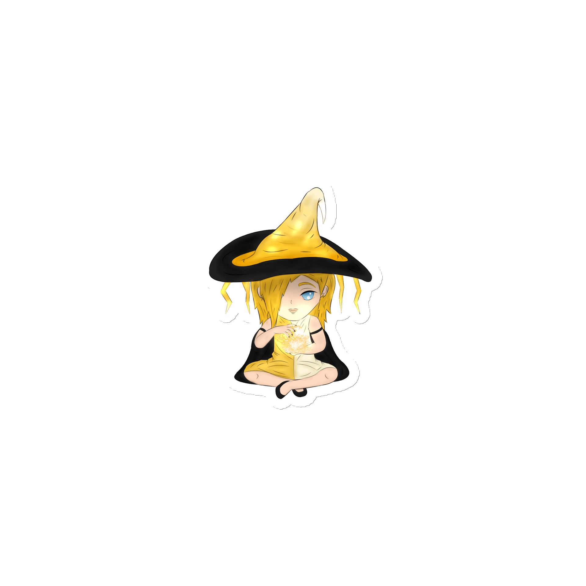 Lightning Witch Aidan | Die-Cut Magnets product image (1)