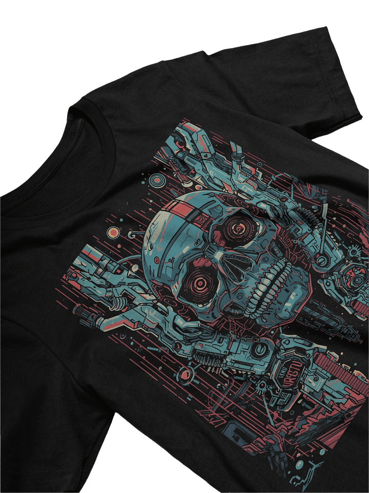 Emerging Cyborg Skull Lightweight T-Shirt product image (2)