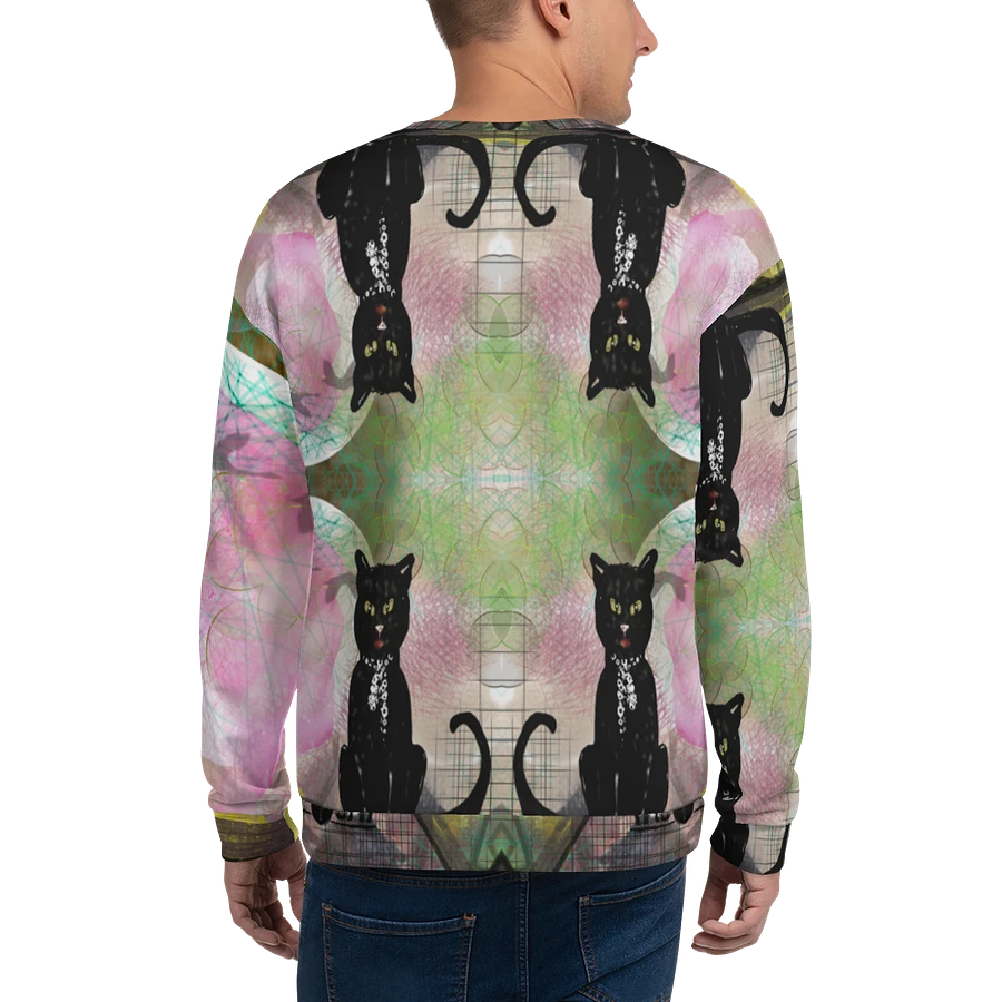 CityCatPaint4 Unisex Art Sweatshirt product image (3)