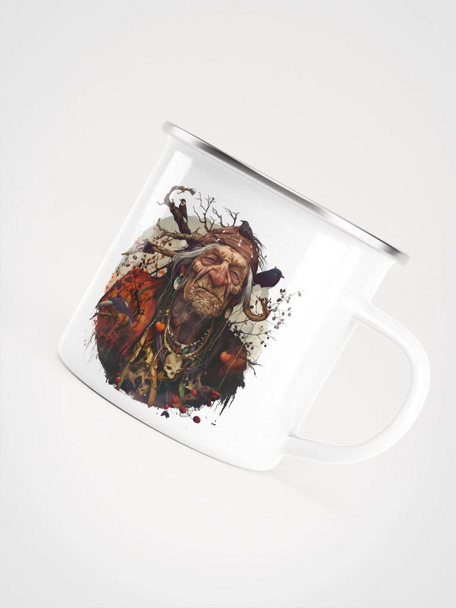 Baba Yaga - The Bad Witch of Slavic Folklore Enamel Mug product image (5)