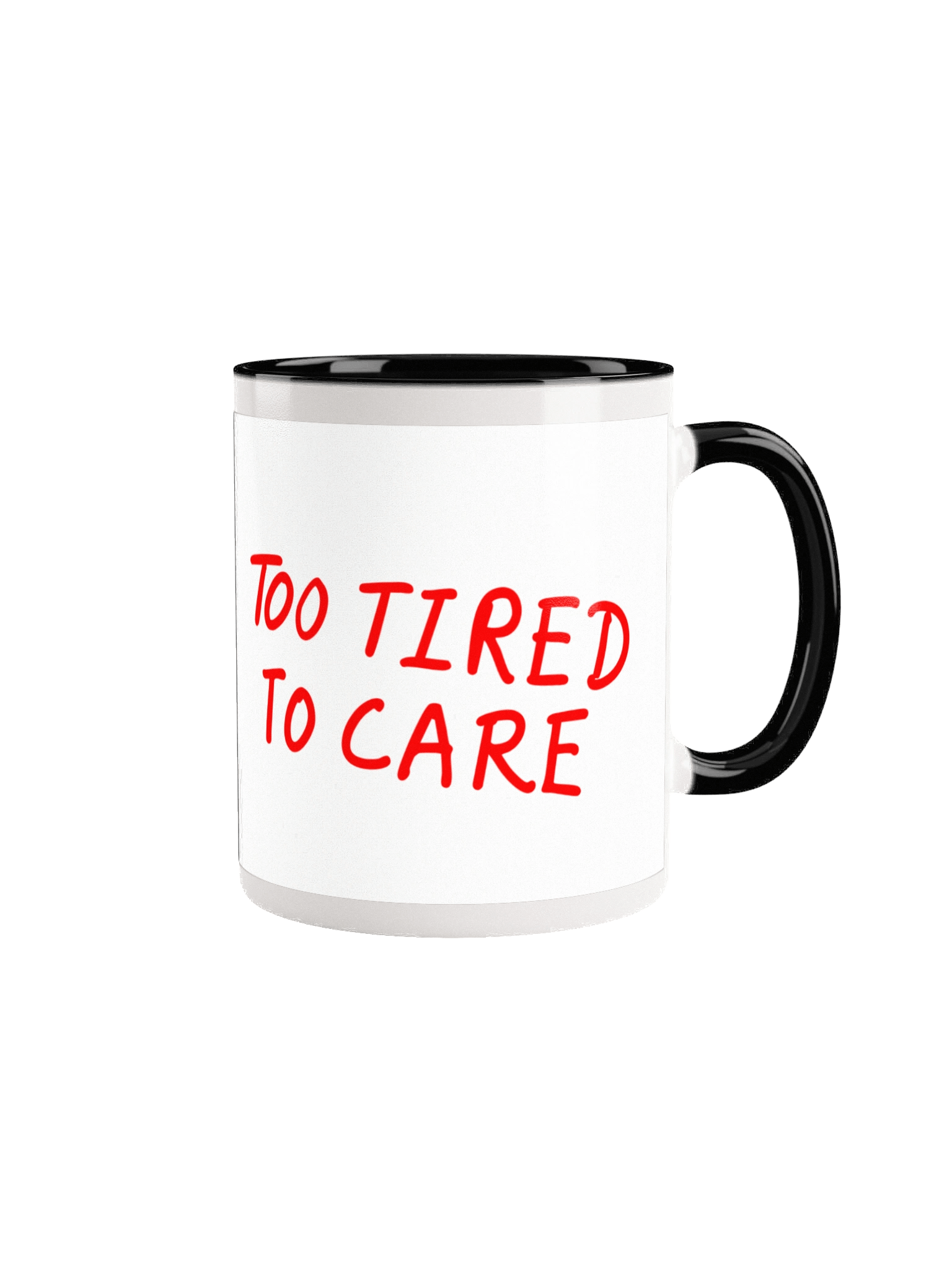 Too Tired to Care – Chaos Mug product image (4)