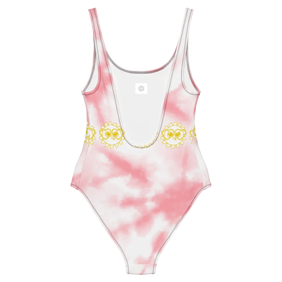 Sol Weird Graphic One-Piece (Pink Tie-Dye) product image (6)