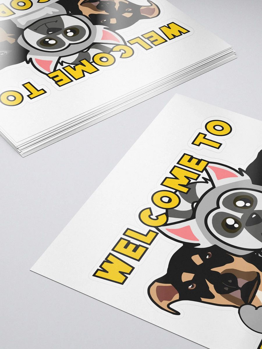 Welcome Corner Kiss Cut Sticker product image (5)