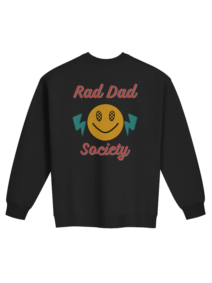 Rad Dad Crew Neck Sweatshirt - Black product image (1)