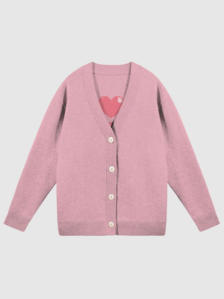 Heartfelt Jacquard Knit Cardigan product image (4)