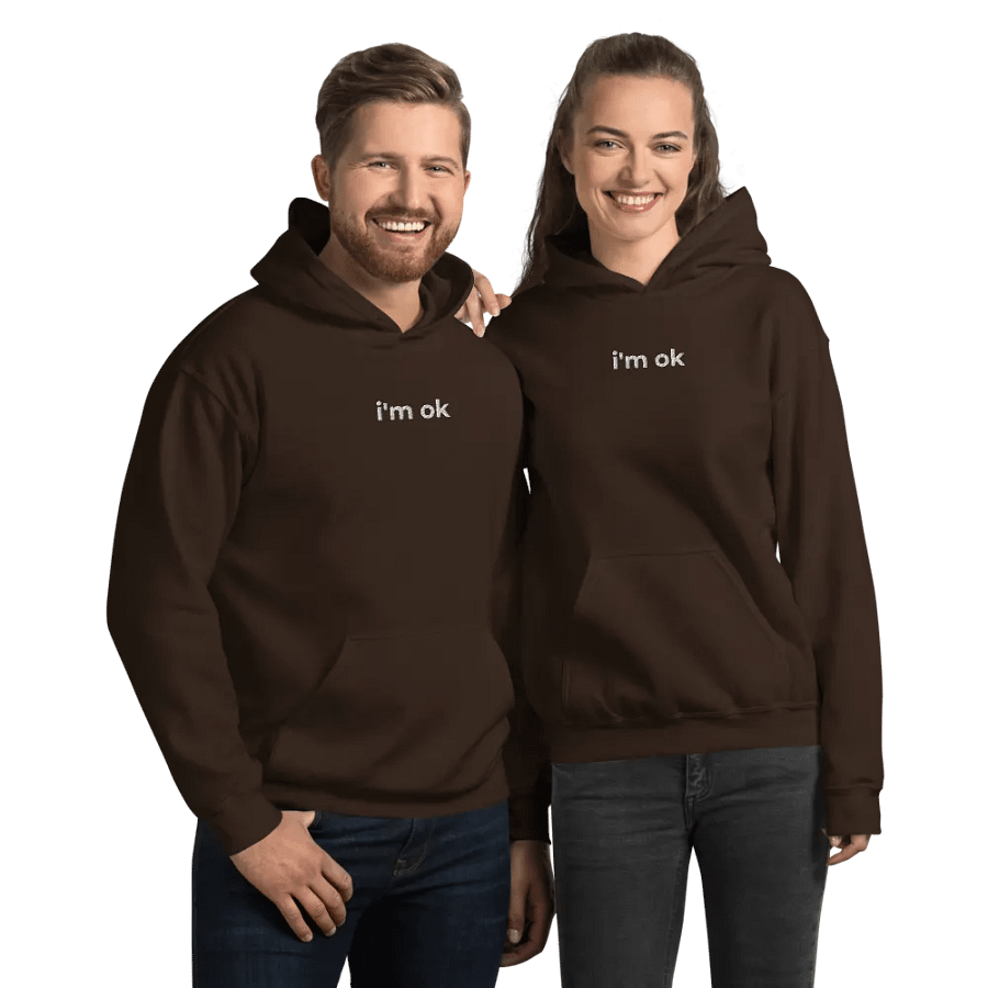 i'm ok mixed hoodie product image (9)