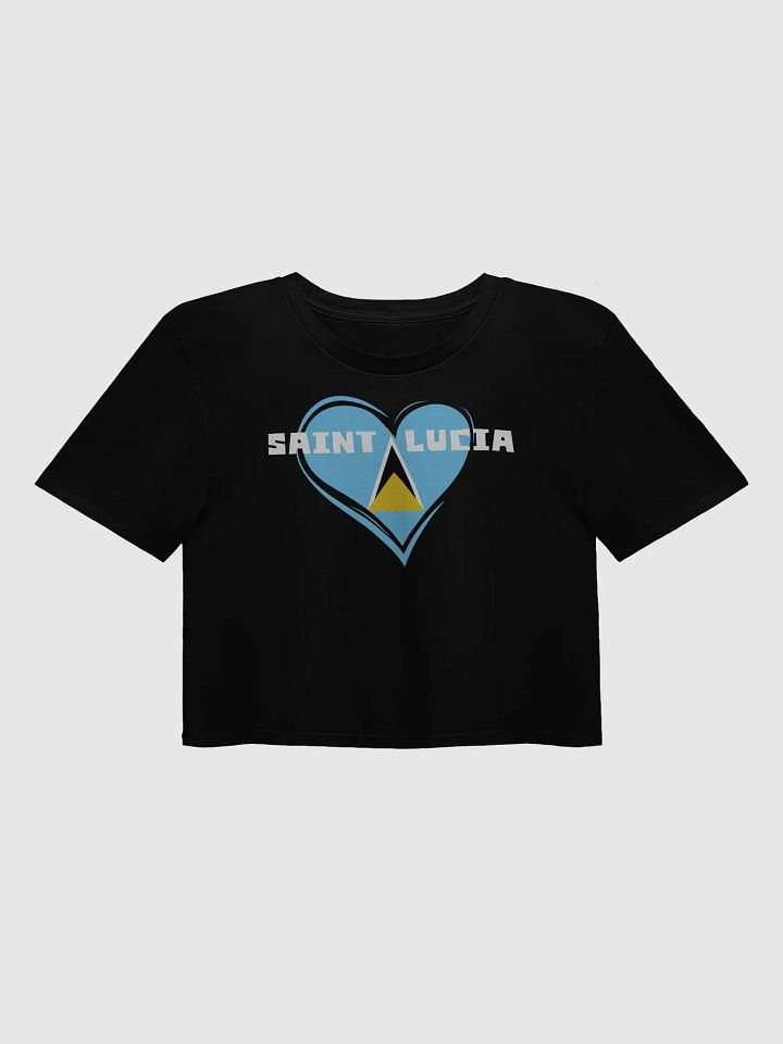 Saint Lucia Heart Crop Top product image (1)