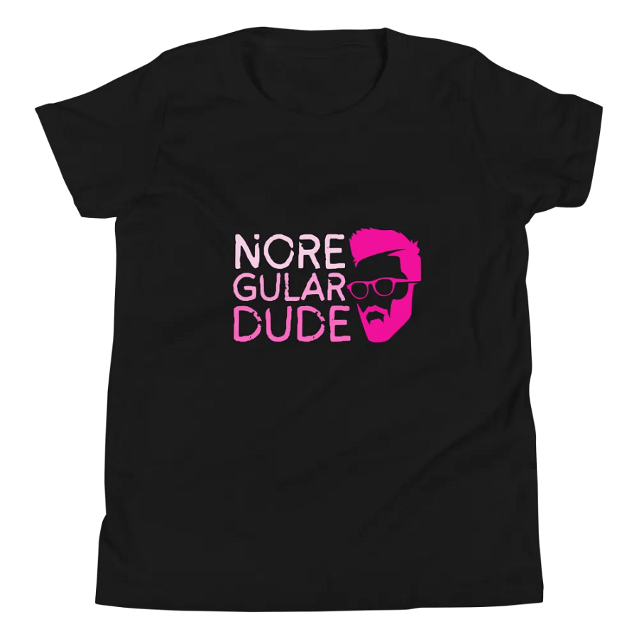 No Regular Pink Dude Youth Tee product image (4)