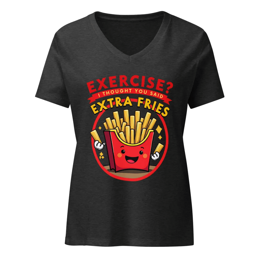Extra Fries V-Neck Tee product image (3)