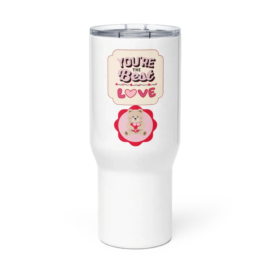 Teddy Love Travel Mug (Best gift for Females) product image (2)