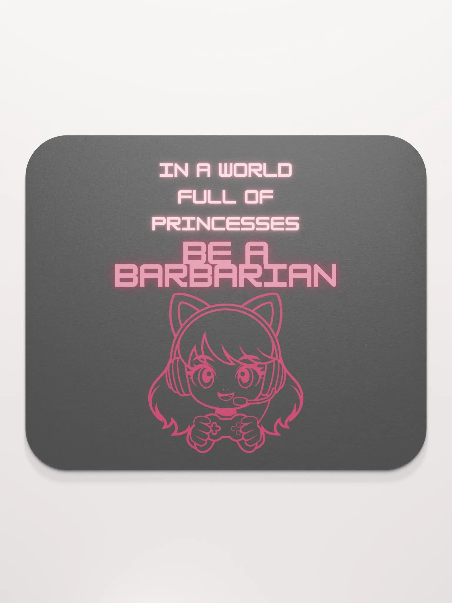 🎮 Gamer Girl Mouse Pad – Precision, Power & Pink Vibes! 💖 product image (3)
