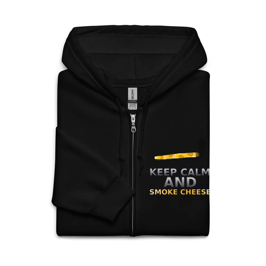 Cheese Smoking Hoodie (Zip Up) product image (5)