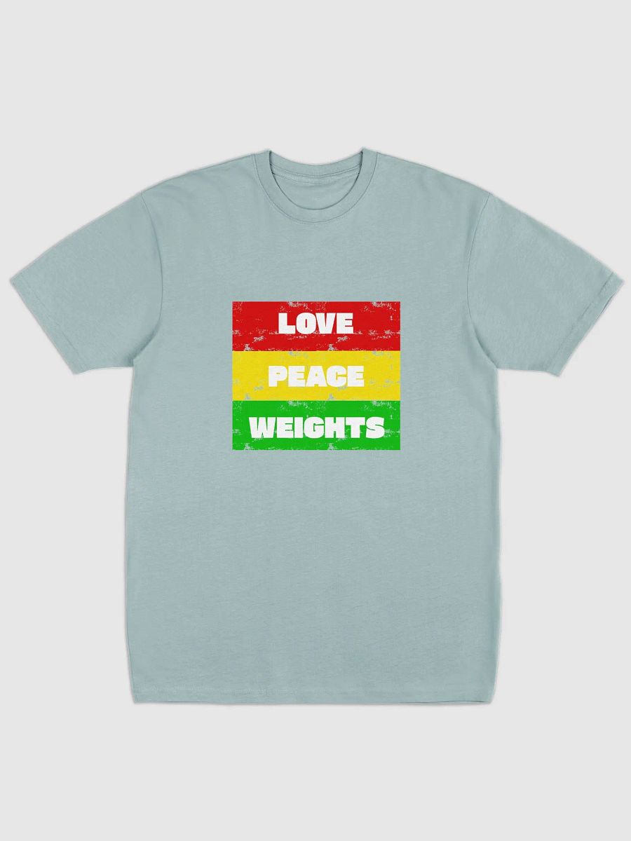Love, Peace, Weights Unisex Tee product image (3)