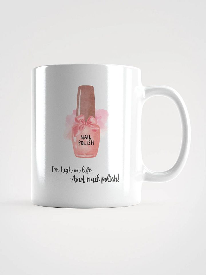 Nail polish art high on life - Glossy Mug product image (1)