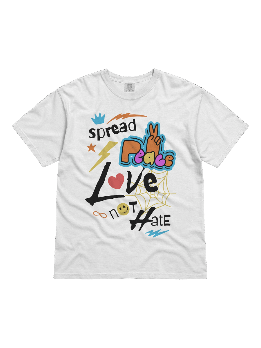 Spread Love, Not Hate | Comfort Colors Unisex T-Shirt product image (2)