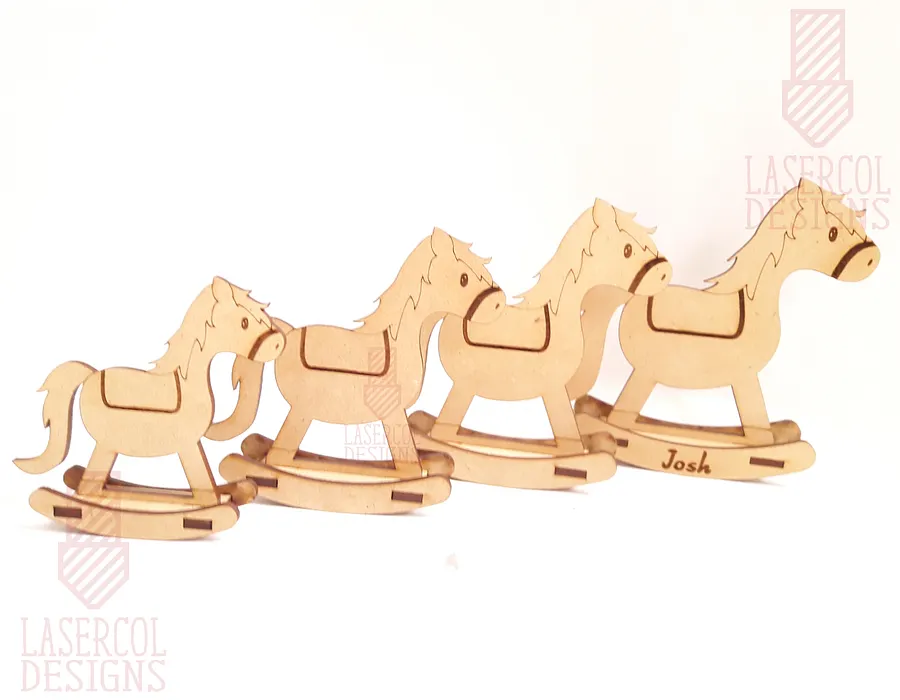 Rocking Horse (4 sizes) - Laser Cut Files product image (4)