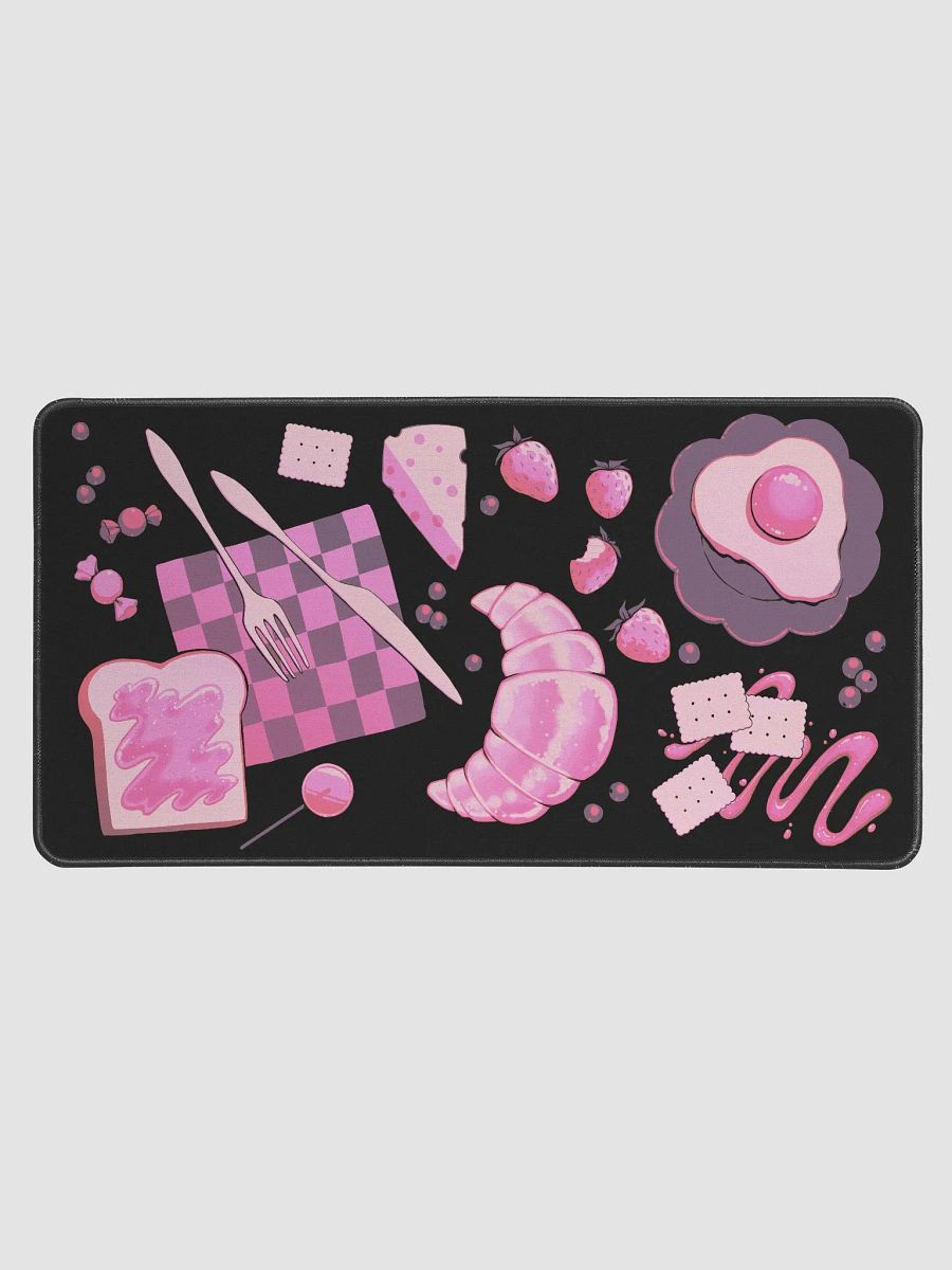 brunch time // XL desk mat product image (2)