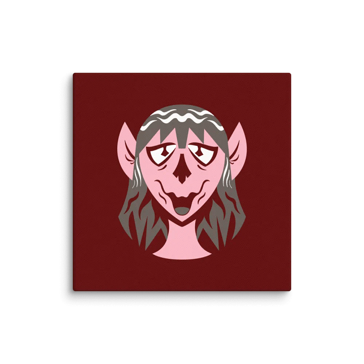 Pink Orc Girl Canvas Print product image (1)
