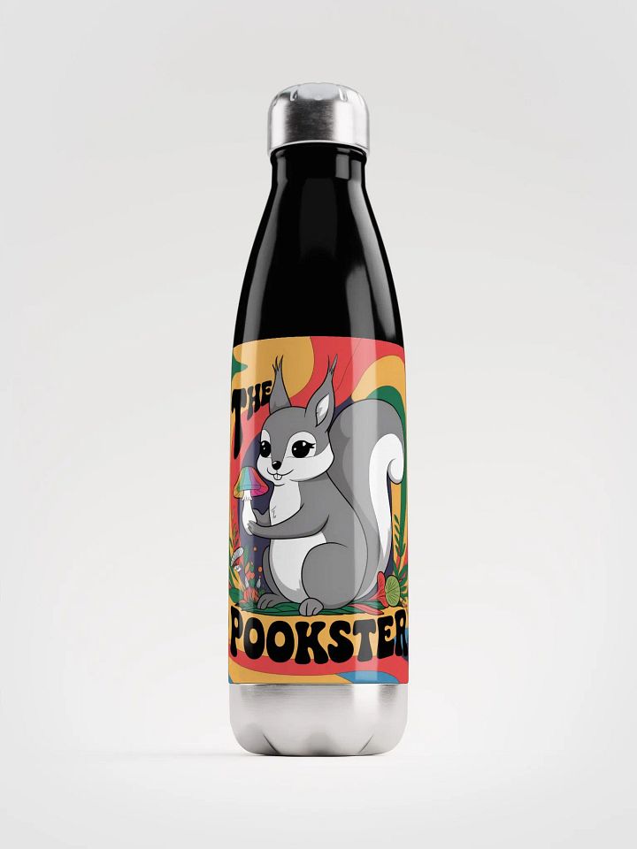 Psychedelic Pookster Stainless Steel Water Bottle product image (1)