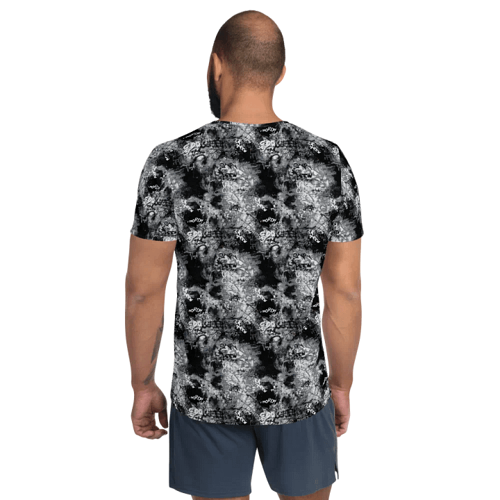 Black and White Graffiti | Men´s Athletic T-Shirt product image (2)