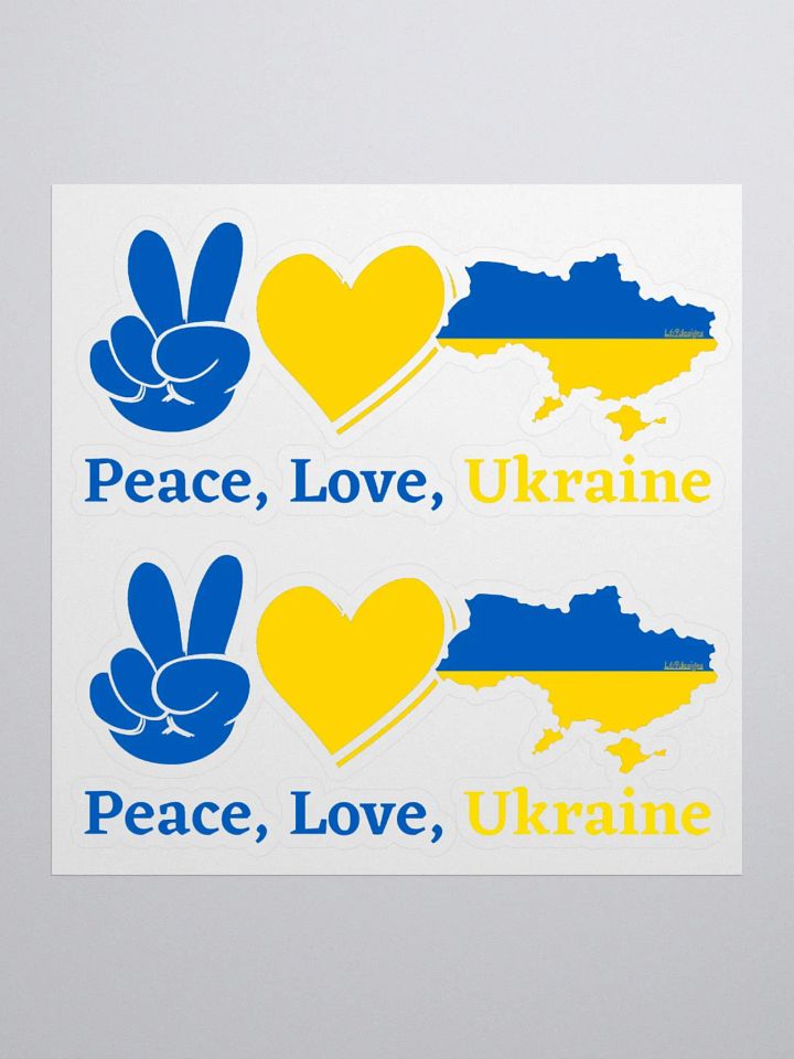 PEACE LOVE UKRAINE product image (1)