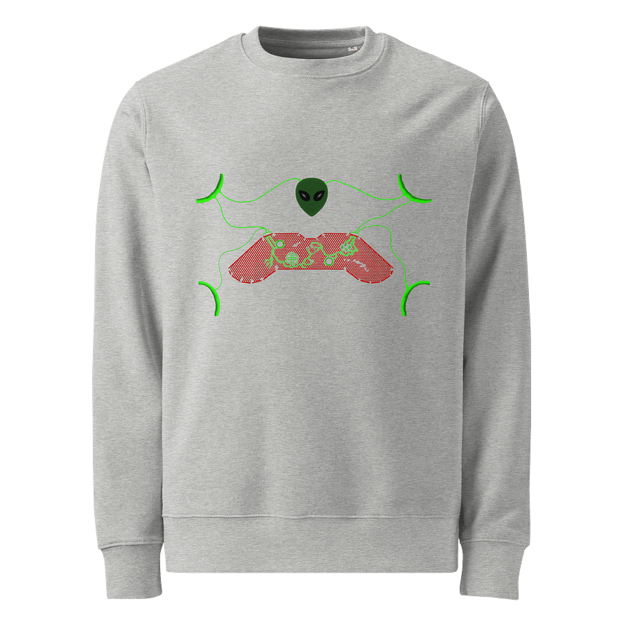 Galactic Gamer Organic Sweatshirt product image (1)