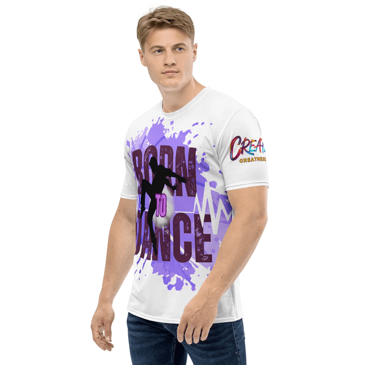 Born to Dance His Silhouette Dynamic Huge Print T-Shirt product image (1)