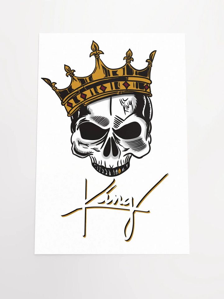 King Poster (White) product image (1)