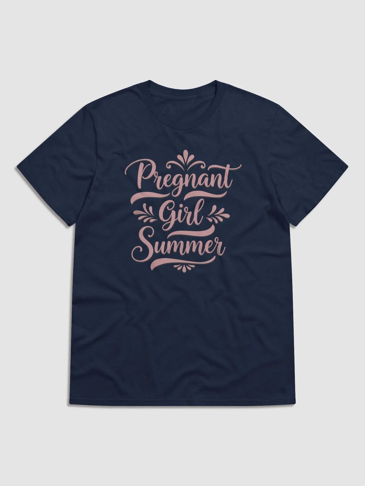 Pregnant Girl Summer - Cute Pregnancy Announcement T-Shirt for Moms-to-Be product image (3)
