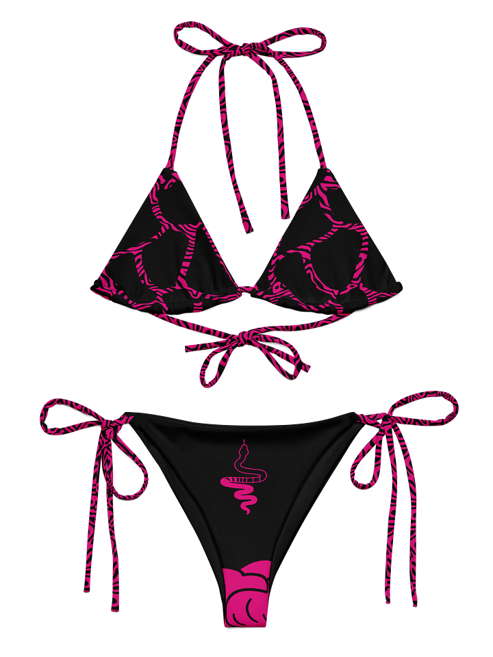 Wild pink-Recycled String Bikini product image (1)