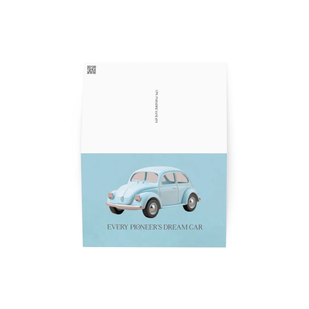 Every Pioneer's Dream Car Greeting Card product image (6)