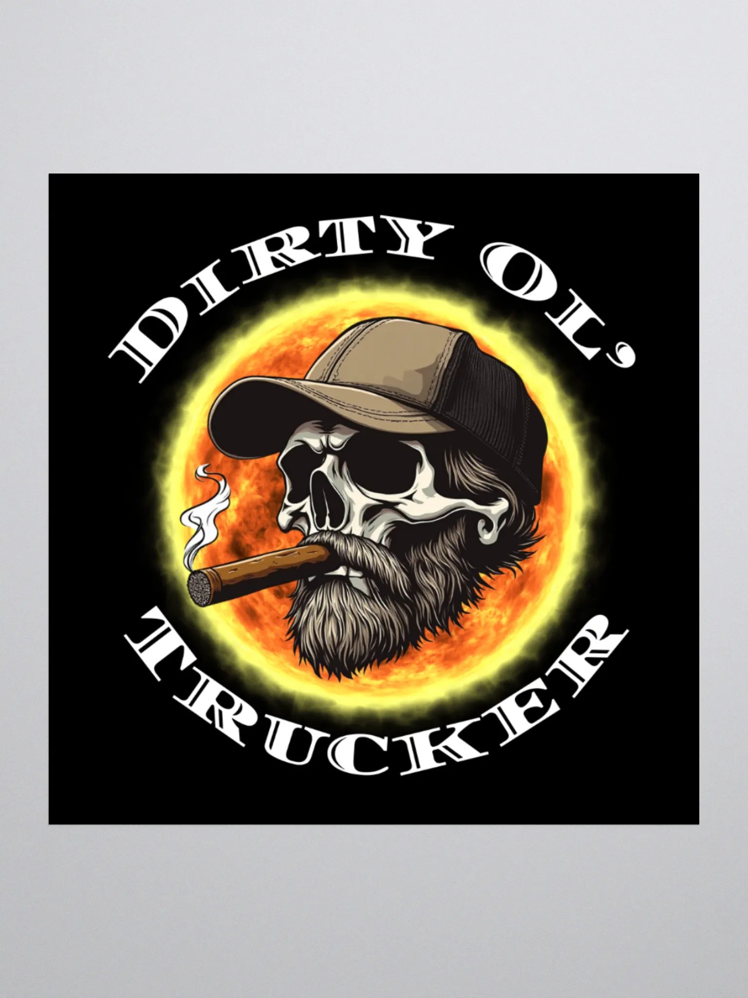Dirty Ol' Trucker Stickers product image (2)