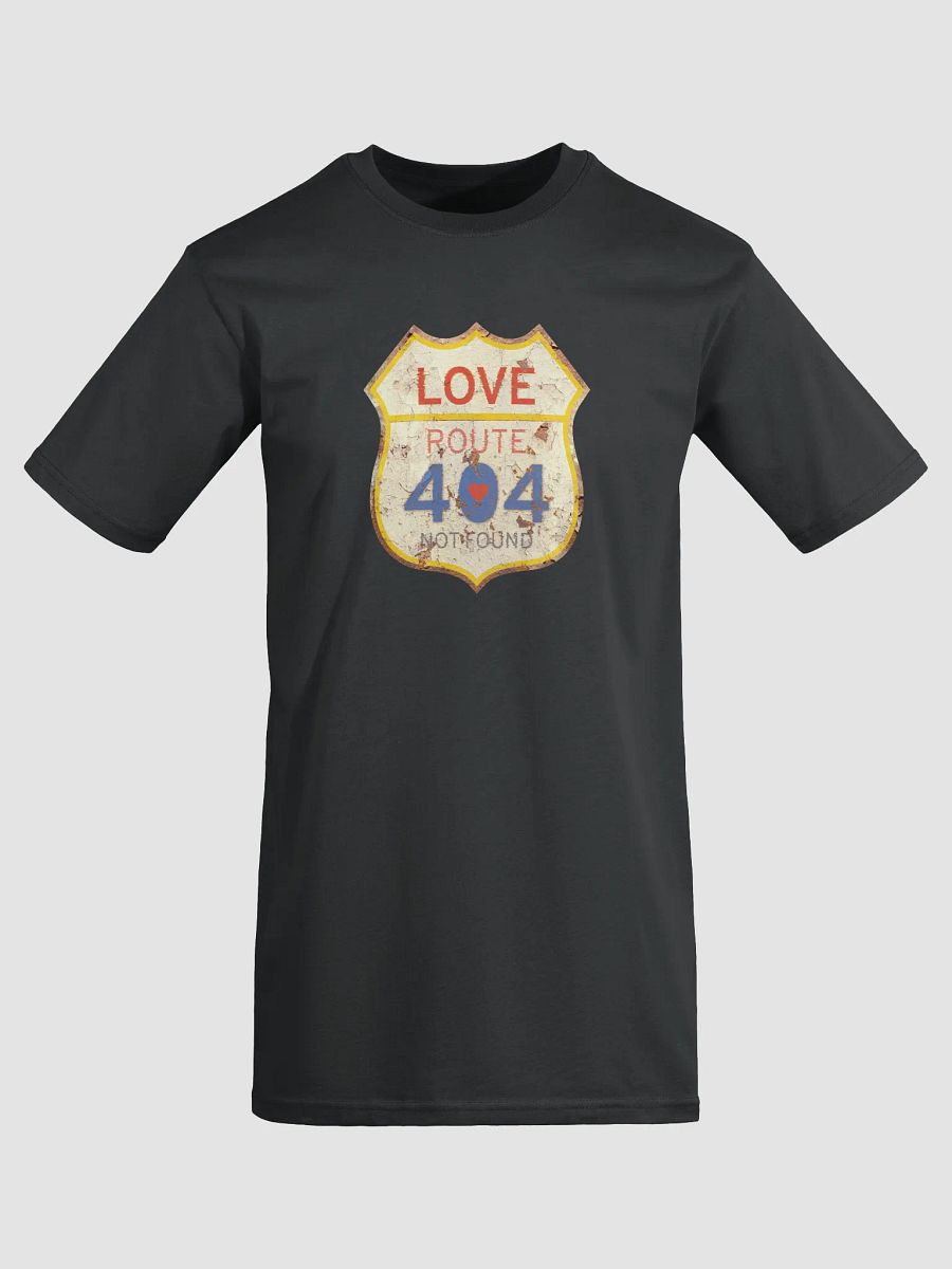 Love Route 404 Vintage Style Premium Heavyweight Tee, Unisex T-Shirt, Gift for Her Him Friends, Heart Broken Tee product image (3)