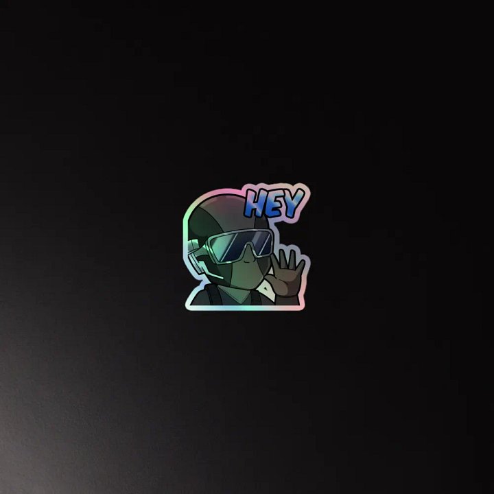 hey emote sticker product image (4)