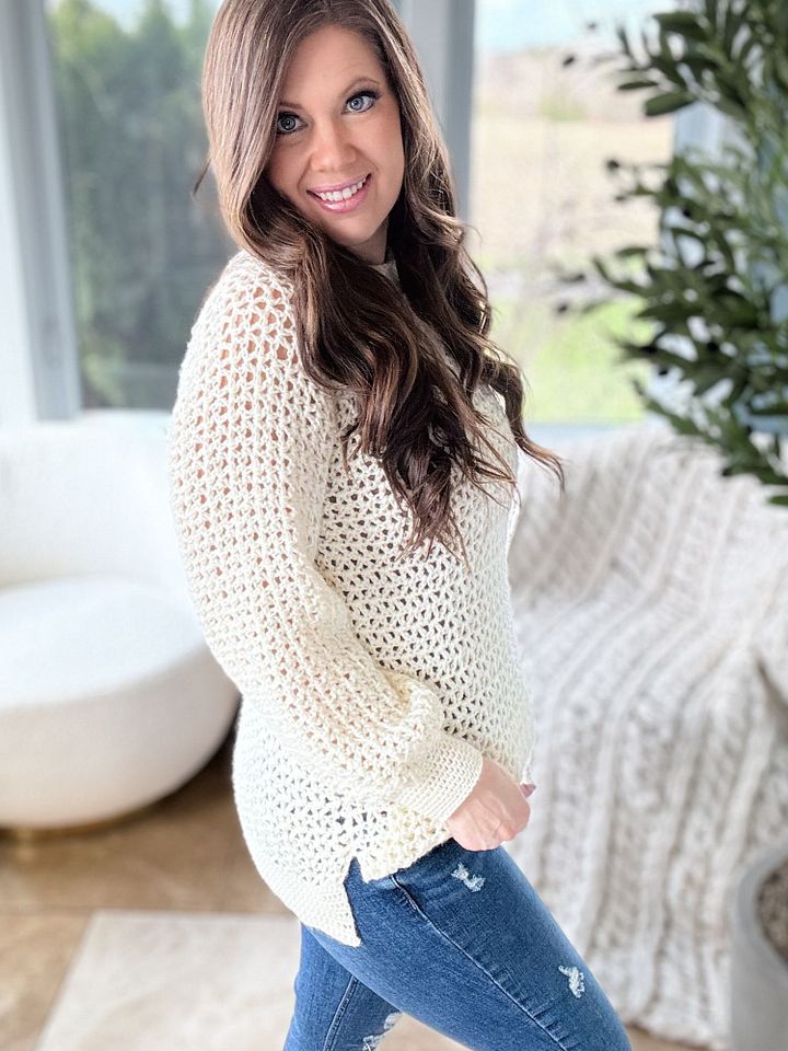 Mint to V Pullover Crochet Pattern product image (2)