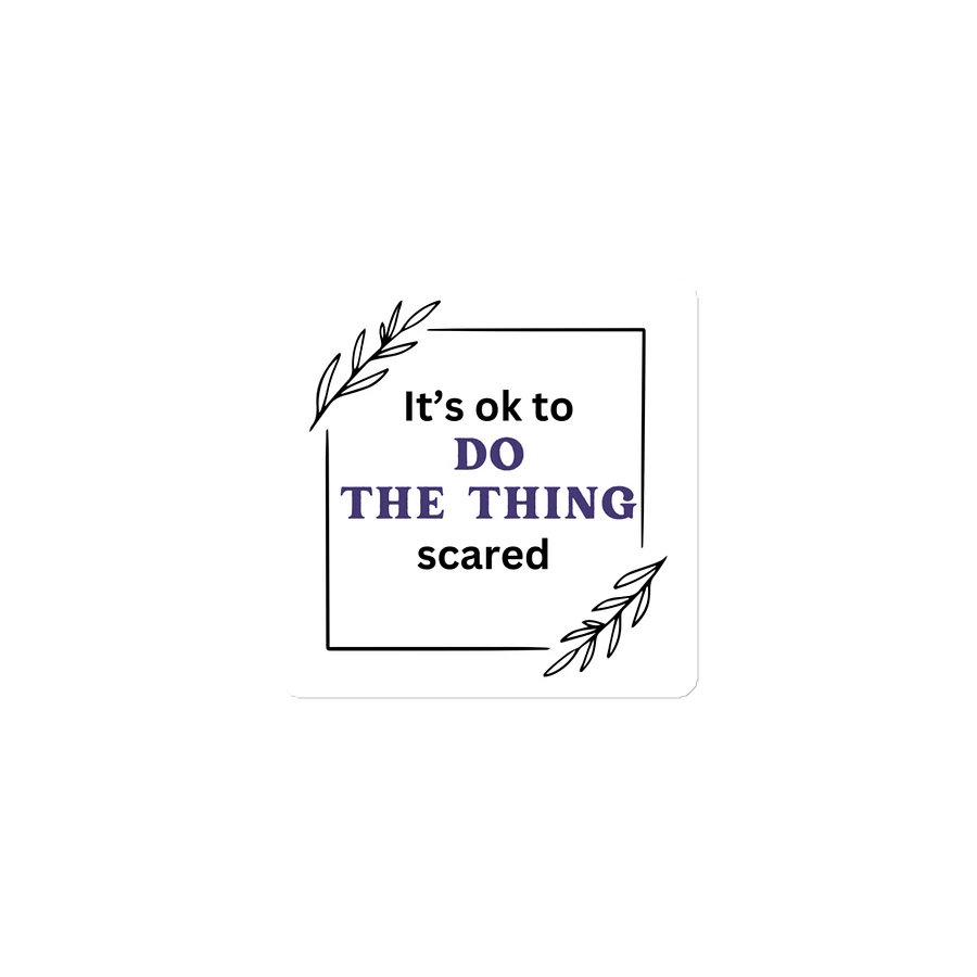 It's ok to do the thing Scared - Magnet product image (1)