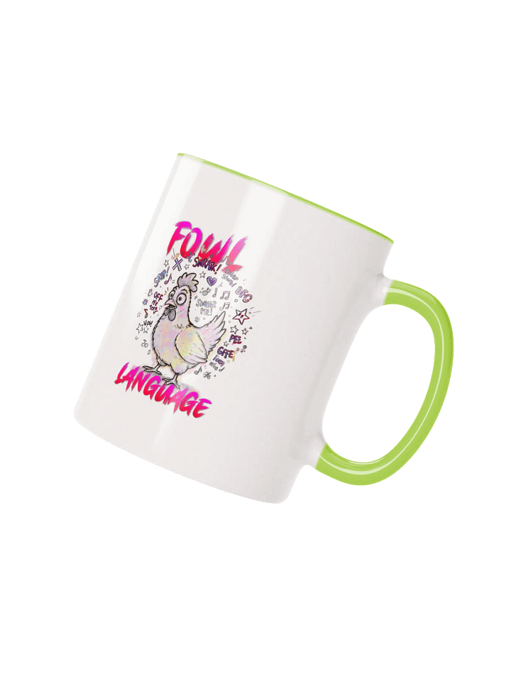 Fowl Language Ceramic Mug with Color Inside product image (24)