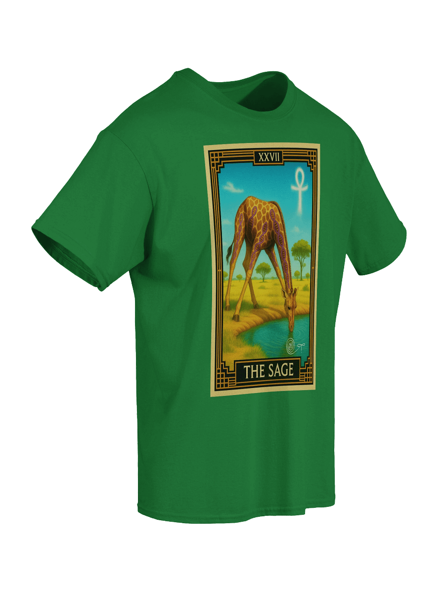The Sage Giraffe Tarot Card Tee product image (4)