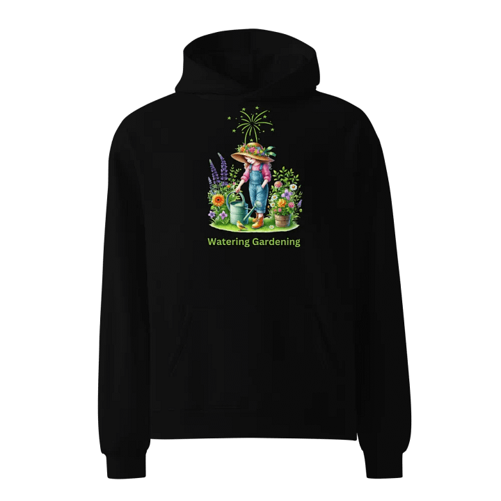 Whimsical Garden Girl Oversized Hoodie product image (1)