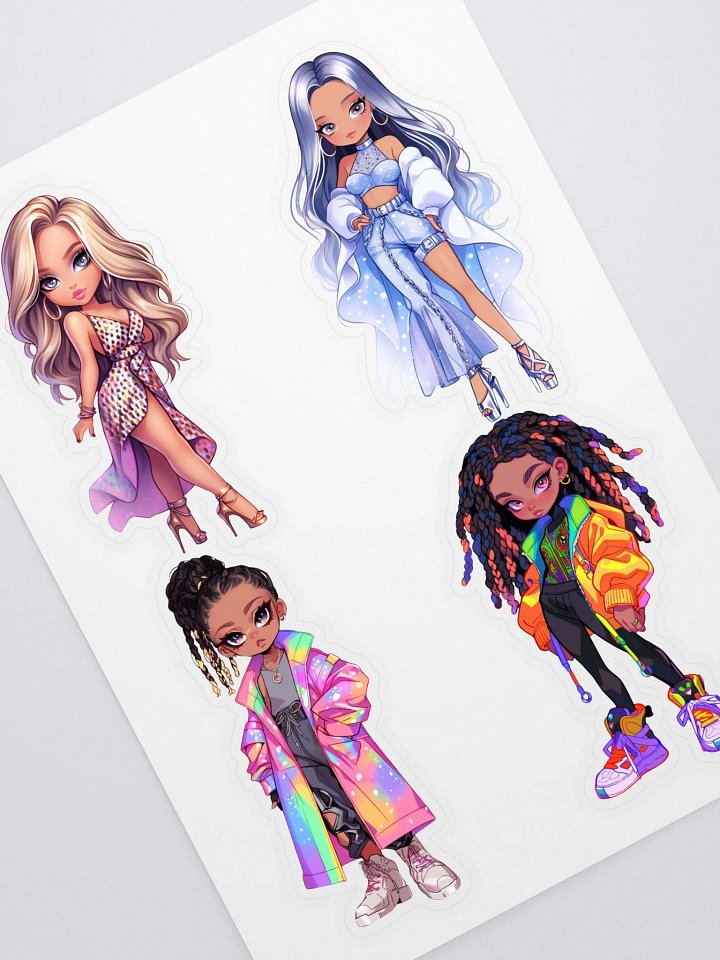Fashionista Fun Sticker Sheet Set product image (1)