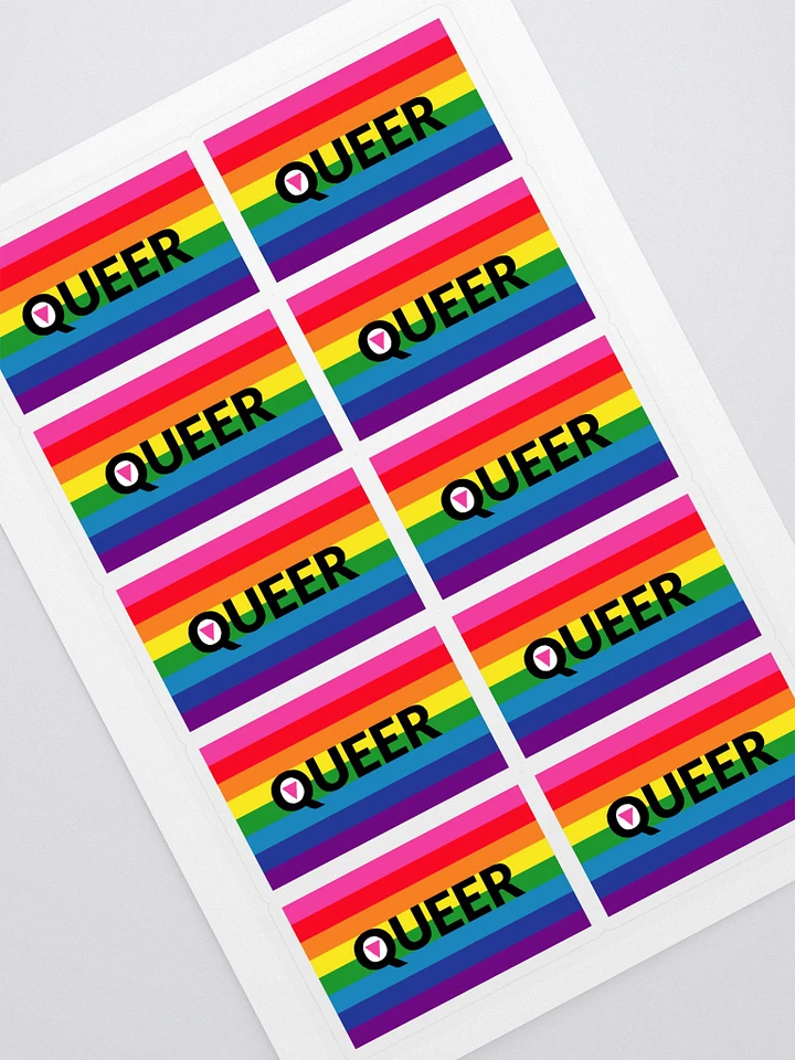 Queer Rainbow Flag - Stickers product image (1)